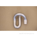 Railway steel spring clip for fastener
